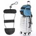 Amerteer 1 Pack Bag Bungee, Luggage Straps Suitcase Adjustable Belt - Lightweight and Durable Travel Bag Accessories-Black