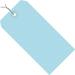 Box Partners Shipping Tags Pre-Wired 13 Pt. 5 3/4" x 2 7/8" Light Blue 1000/Case