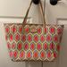 Kate Spade Bags | Kate Spade Coated Canvas Mosaic Print Tote | Color: Purple/Red | Size: Os