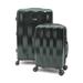 iFLY Hardside Luggage Synergy 2 Piece Set (20" Carry-On Luggage and 28" Checked Luggage)