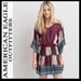 American Eagle Outfitters Dresses | Aeo Boho Patchwork Dress | Color: Blue/Purple | Size: S