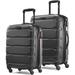 Samsonite Omni PC Hardside Expandable Luggage with Spinner Wheels, Black, 2-Piece Set (20/24)