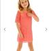 Lilly Pulitzer Dresses | Lilly Pulitzer Girls Dress Peach Topanga Lace | Color: Red | Size: 12g