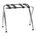 USTECH Chrome Luggage Rack No Assembly Required Suitcase Stand, Foldable for Easy Storage, Metal (4 Pack)