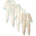 Gerber Baby Girls' 4 Pack Sleep 'N Play Footie