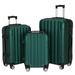 Veryke 3-in-1 Luggage Set, Traveling Luggage, Portable Large Capacity Luggage Bags for Travel, Rolling Storage Suitcase with Wheels, 20"+24"+28", Green