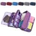 CVLIFE Portable Underwear Bra Storage Bag Waterproof Travel Organizers Multi-Layer Toiletry Packing Cube