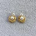 J. Crew Jewelry | J Crew Pearl Earring | Color: Gold/White | Size: Os