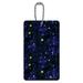 Stars Shine Space Galaxies Pattern Luggage Card Suitcase Carry-On ID Tag