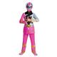 Pink Ranger Deluxe Costume for Kids, Power Rangers Dino Fury, Small (4-6x)