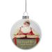 Northlight Seasonal 3" Norman Rockwell 'No Christmas Problem Now' Glass Disc Ornament | 3 H x 1.5 W x 3 D in | Wayfair NORTHLIGHT YL93412