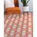 Brown/Pink/Red Area Rug - Corrigan Studio® CONCORDE PINK Area Rug By Becky Bailey Polyester in Brown/Pink/Red, Size 108.0 W x 0.08 D in | Wayfair