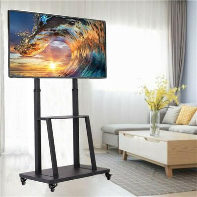 Unho - tv Ständer Bodenständer tv Standfuß für 32-80 Zoll Mobil Fernsehstand tv Wagen Trolley auf Image
