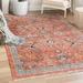 Red 94 x 0.33 in Area Rug - Langley Street® Alkire Floral Brick Area Rug | 94 W x 0.33 D in | Wayfair D81DBE9E1BEC466094991D532BECC4E8