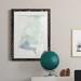 Orren Ellis Stretching II - Picture Frame Painting Paper in Black/Blue/Green | 20 H x 17 W x 1 D in | Wayfair C26246BD90F24AC29E38AD344C4FFF74
