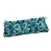 Bay Isle Home™ Ursula Indoor/Outdoor Seat Cushion Polyester in Green/Blue | 44 W in | Wayfair A35477631A2941169D04382D0C0B102E
