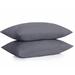 Alwyn Home Brushed Pillowcase Case Pack Microfiber/Polyester in Gray | King | Wayfair 2D81B813E5364917B51193F93576FF75