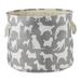 Zoomie Kids Pet Dog Fabric Bin Fabric in Gray | 9 H x 12 W x 12 D in | Wayfair F5839C0A77C445B78348DC24605AC572