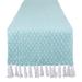 Gracie Oaks FRENCH MINI DIAMOND TABLE RUNNER 15X108 Cotton in Blue | 15 D in | Wayfair 20036A159EC5402CA4C4875F6E2B597B