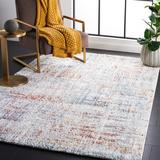 Rectangle 2'3" x 3'11" Indoor Area Rug - Trent Austin Design® Gregor Padula Abstract Blue Rust/Ivory Area Rug Polyester | Wayfair