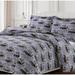 Winter Outing 170-GSM Cotton Flannel Printed Oversized Duvet Set