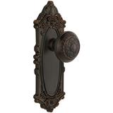 Grandeur Grande Victorian Solid Brass Rose Privacy Door Knob Set with