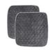 Fresh Ideas Waterproof & Washable Seat Protector 2-Pack with Antimicrobial UltraFresh, Grey by Levinsohn Textiles in Grey