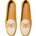 Tory Burch Shoes | Brand New Never Worn Tory Burch Charm Convertible Flats In Size 9 | Color: Cream/Gold | Size: 9