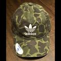 Adidas Accessories | Camouflage Adidas Ball Cap | Color: Green/White | Size: Os