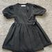 Zara Dresses | Denim Black Dress From Zara | Color: Black | Size: 6g