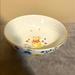 Disney Dining | Disney Winnie The Pooh Gold Trimmed Floral Ceramic Serving Bowl | Color: Gold/White | Size: Os