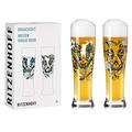 Ritzenhoff 3481004 Usage time #4 Wheat Beer Glass Set, Multicoloured