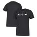 Men's adidas Black Louisiana Ragin' Cajuns Team Amplifier Performance T-Shirt