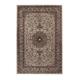 MDA Home Hollywood 10'x14' Medallion Traditional Fabric Area Rug in Red/Ivory - MDA Rugs HY241014