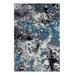 MDA Home Sofia Gray/Blue Contemporary Polypropylene Area Rug - 6'9'' x 9'6'' - MDA Rugs SF02710