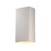 Orren Ellis Juleen 1 - Light Dimmable Flush Mount Ceramic in White/Brown | 21 H x 11 W x 6.75 D in | Wayfair 5E0E6225DA354F4BA57F66257C38C43B