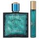 Versace Eros Pour Homme EDP Geschenkset EDP 100 ml + EDP 10 ml + Tasche