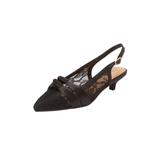 Women's The Poppy Slingback by Comfortview in Black Lace (Size 12 M)