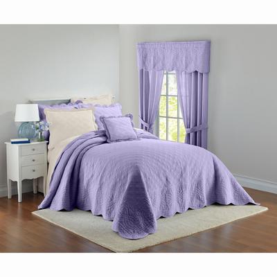 Florence Oversized Bedspread by BrylaneHome in Lilac (Size KING)