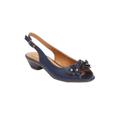 Extra Wide Width Women's The Rider Slingback by Comfortview in Navy (Size 8 WW)