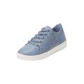 Wide Width Women's The Leanna Sneaker by Comfortview in Chambray (Size 9 1/2 W)