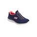 Women's The Summits Slip On Sneaker by Skechers in Navy Pink Medium (Size 8 M)