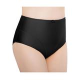 Plus Size Women's Control Top Shaping Panties by Exquisite Form in Black (Size 2XL)