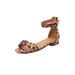 Wide Width Women's The Alora Sandal by Comfortview in Leopard (Size 8 1/2 W)