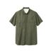 Men's Big & Tall Off-Shore Short-Sleeve Sport Shirt by Boulder Creek® in Olive (Size 6XL)