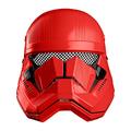 Rubie's Offizielle Disney Star Wars Ep 9, Red Stormtrooper Half Face Maske, Erwachsene, Einheitsgröße