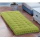 10cm Thick Bench Cushion Pad 2/3 Seater,100cm/120cm Soft Bench Cushions Cotton Chair Pad for Garden Patio Dining Sofa Swing (70x35cm,Green)
