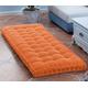 10cm Thick Bench Cushion Pad 2/3 Seater,100cm/120cm Soft Bench Cushions Cotton Chair Pad for Garden Patio Dining Sofa Swing (110x30cm,Orange)