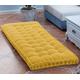 10cm Thick Bench Cushion Pad 2/3 Seater,100cm/120cm Soft Bench Cushions Cotton Chair Pad for Garden Patio Dining Sofa Swing (120x40cm,Yellow)