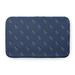 e by design Crazy Christmas Pet Feeding Placemat in Blue | 0.5 H x 24 W x 17 D in | Wayfair PMRHN267BL64-S